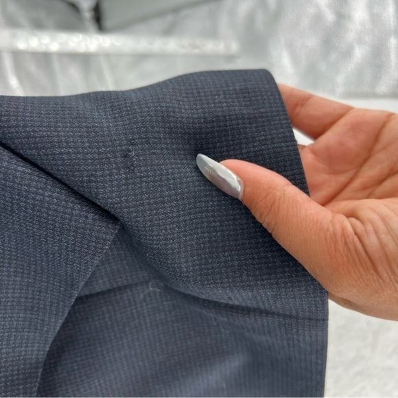 Hart Schaffner & Marx Navy Wool 2 Button Blazer - Picture 7 of 13